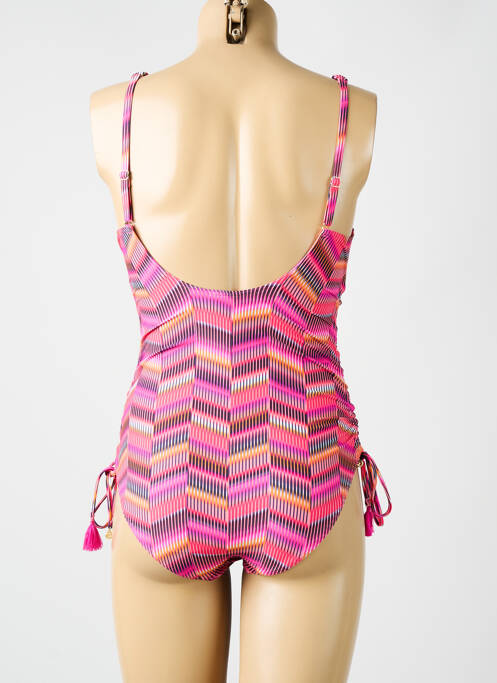 Maillot de bain 1 pièce rose CYELL pour femme