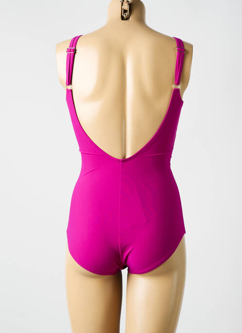 Maillot de bain 1 pièce rose MIRADONNA pour femme