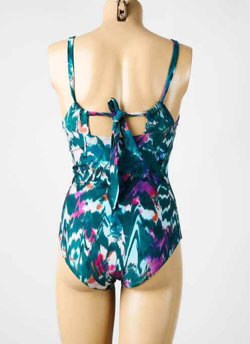 Maillot de bain 1 pièce vert CYELL pour femme