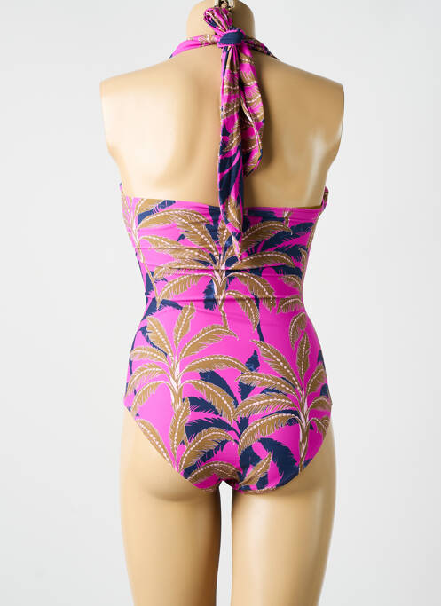 Maillot de bain 1 pièce violet CYELL pour femme