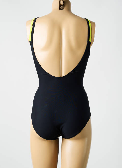 Maillot de bain 1 pièce imprimé fantaisie noir MIRADONNA femme