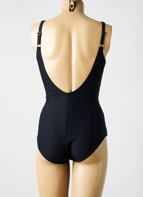 Maillot de bain 1 pièce imprimé fantaisie noir MIRADONNA femme