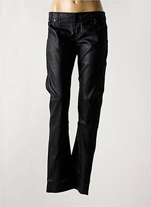 Pantalon slim taille basse taille basse noir GUESS femme