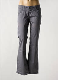 Pantalon flare taille basse taille basse gris GUESS femme