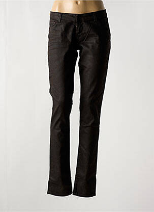 Pantalon slim stretch marron GUESS femme