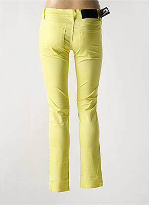 Pantalon slim taille basse taille basse jaune CHEAP MONDAY femme