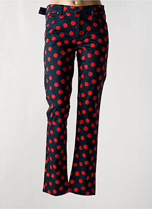 Pantalon slim tissage popeline taille normale bleu CHEAP MONDAY femme