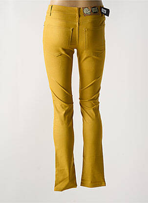 Jeans coupe slim stretch taille normale jaune CHEAP MONDAY femme