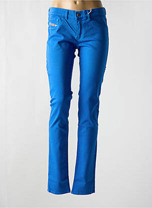 Jeans coupe slim stretch taille normale bleu DIESEL femme