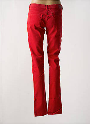 Jeans coupe slim stretch taille normale rouge DIESEL femme