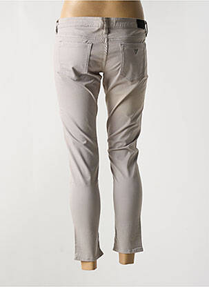 Pantalon 7/8 stretch taille basse gris GUESS femme