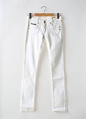 Jeans coupe slim blanc KAPORAL pour femme seconde vue