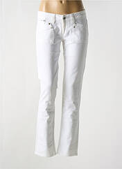 Jeans coupe slim blanc PEPE JEANS pour femme seconde vue