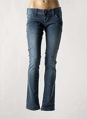 Jeans coupe slim bleu GUESS pour femme