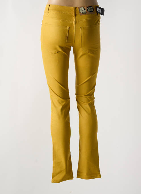 Jeans coupe slim stretch taille normale jaune CHEAP MONDAY femme