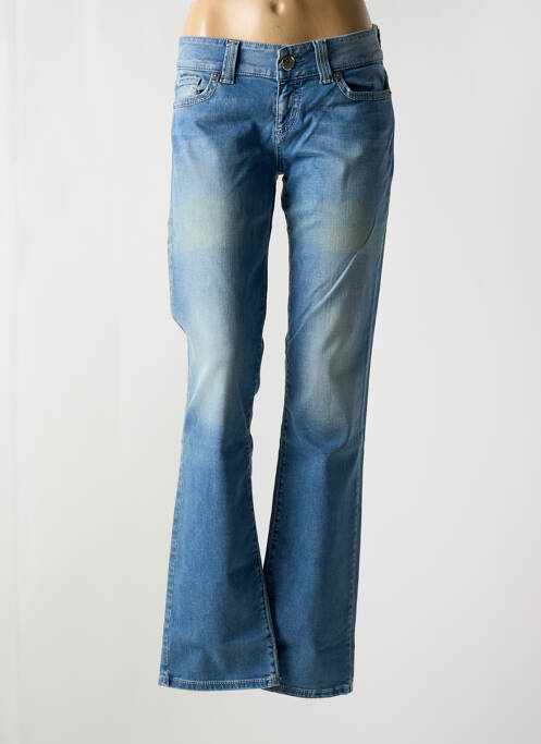 Jeans coupe droite bleu GUESS pour femme