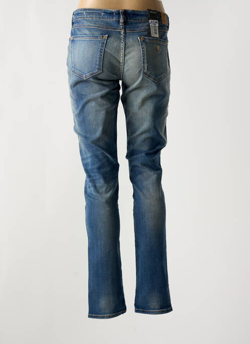 Jeans coupe slim bleu GUESS pour femme
