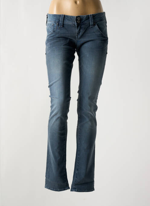 Jeans coupe slim bleu GUESS pour femme