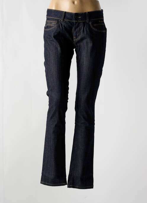 Jeans coupe slim tissage brut taille basse bleu PEPE JEANS femme