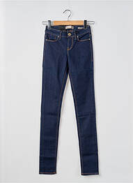 Jeans coupe slim tissage brut taille normale bleu GUESS femme