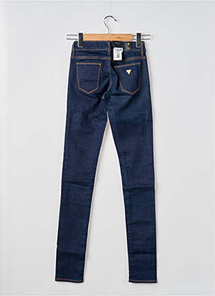 Jeans coupe slim tissage brut taille normale bleu GUESS femme