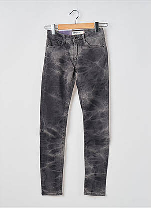 Jeans coupe slim stretch taille normale gris KAPORAL femme