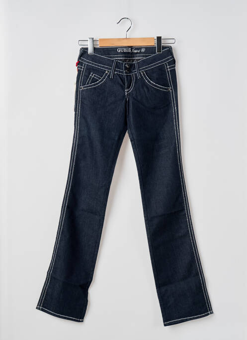 Jeans coupe slim bleu GUESS pour femme