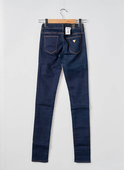 Jeans coupe slim bleu GUESS pour femme