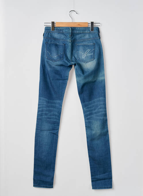 Jeans coupe slim bleu GUESS pour femme