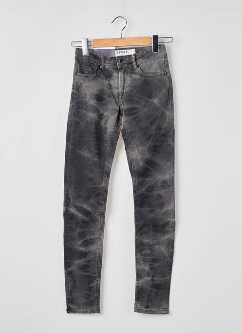 Jeans coupe slim gris KAPORAL pour femme