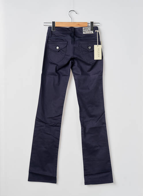 Pantalon droit bleu GUESS pour femme