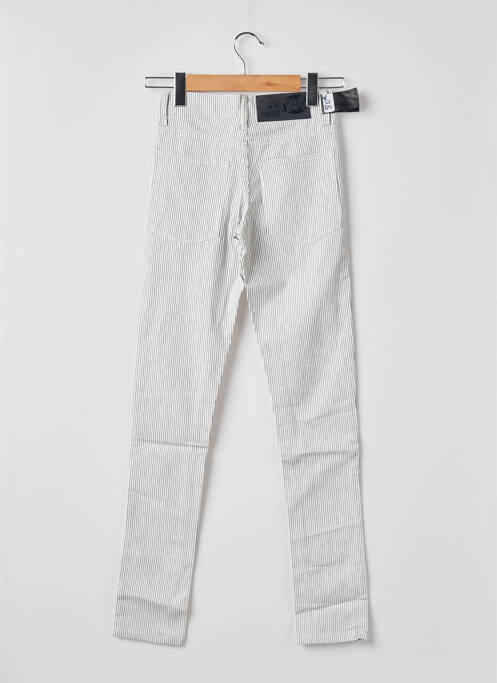 Pantalon slim blanc CHEAP MONDAY pour femme