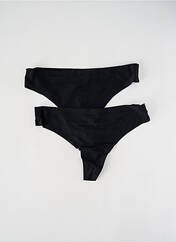 Tanga noir AFTER EDEN pour femme seconde vue