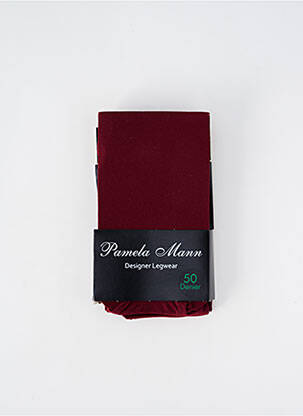 Collants stretch violet fonce PAMELA MANN femme