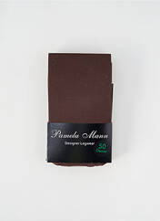 Collants marron PAMELA MANN pour femme seconde vue