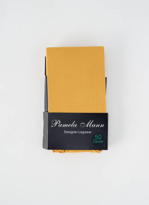 Collants jaune PAMELA MANN pour femme