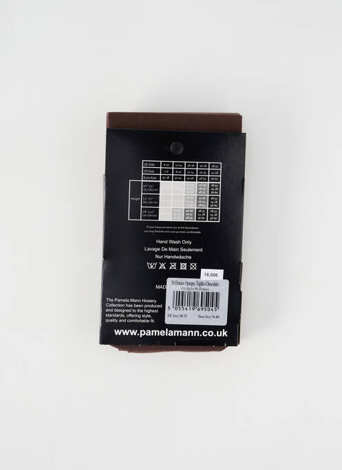 Collants marron PAMELA MANN pour femme