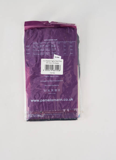 Collants bleu PAMELA MANN pour femme