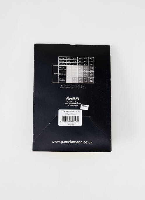 Bas jaune PAMELA MANN femme