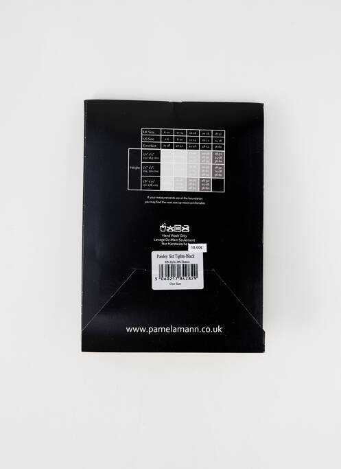 Bas noir PAMELA MANN pour femme