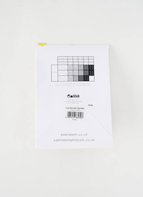 Collants noir PAMELA MANN pour femme