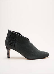 Bottines/boots tissage satiné talon de 4 à 6cm gris CRÉATIS femme