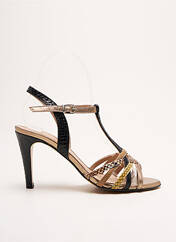 Sandales/Nu pieds noir CRÉATIS pour femme seconde vue