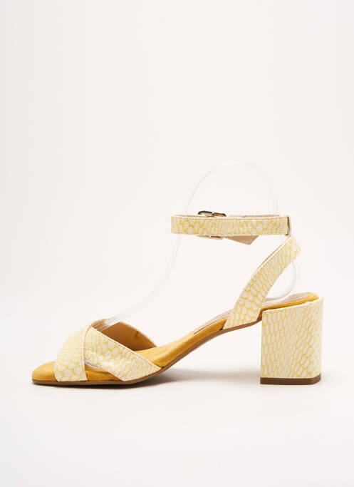 Sandales/Nu pieds jaune MARIAN pour femme