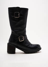 Bottines/boots matière lisse talon de 4 à 6cm noir ANNE femme