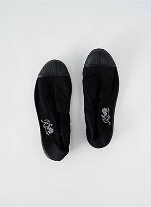 Slip ons bout rond talon plat jusqu'à 3cm noir KAPORAL femme
