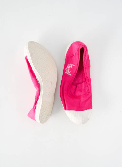 Slip ons bout rond talon plat jusqu'à 3cm rose KAPORAL femme