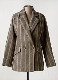 Blazer coupe cintrée beige MOLLY BRACKEN femme