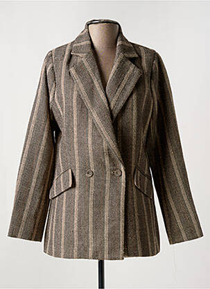 Blazer coupe cintrée beige MOLLY BRACKEN femme
