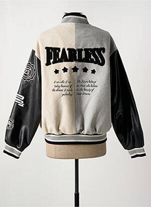 Veste casual fermeture boutonnée sur le devant beige MAXMILA homme
